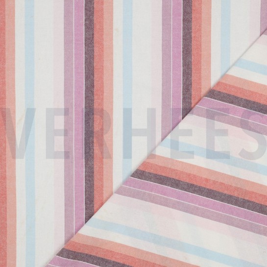 KATOEN GARENGEVERFD STREPEN MULTI #7