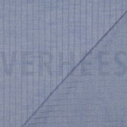BAUMWOLLE GARNGEFÄRBT STREIFEN LUREX BLAU (thumbnail) #4