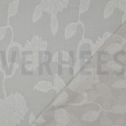 COTON TEINT FIL RAYURES JACQUARD FLEURS SABLE (thumbnail) #4