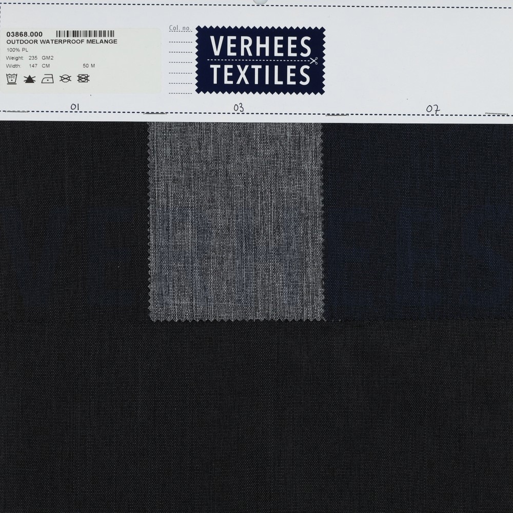 OUTDOOR IMPERMÉABLE MÉLANGE BLEU MARINE #7