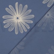 KATOEN EMBROIDERY BLOEMEN JEANSBLAUW (thumbnail) #4