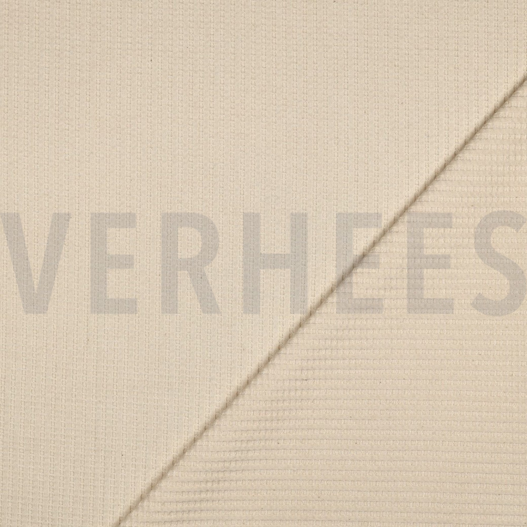 COTON MAILLÉ GAUFRÉ GOTS NATUREL (high resolution) #4