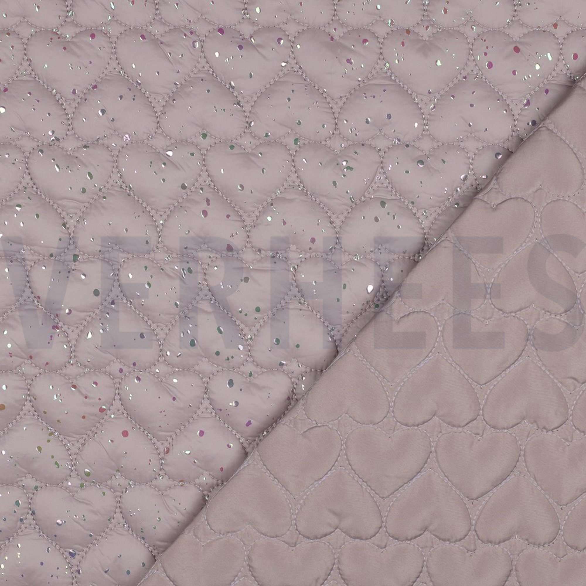 MATELASSÉ FOIL COEURS POUDRE FONCÉE (high resolution) #4