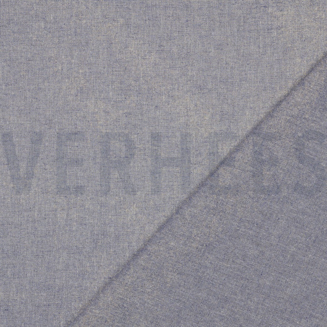 COTTON LINEN LUREX BLUE #7