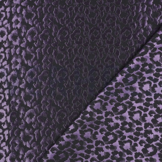 JACQUARD TIERHAUT LILA/VIOLETT #7