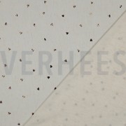 LIN VISCOSE FEUILLE COEURS ÉCRU (thumbnail) #4