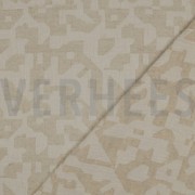 LIN COTON JACQUARD ABSTRACT NATUREL (thumbnail) #4
