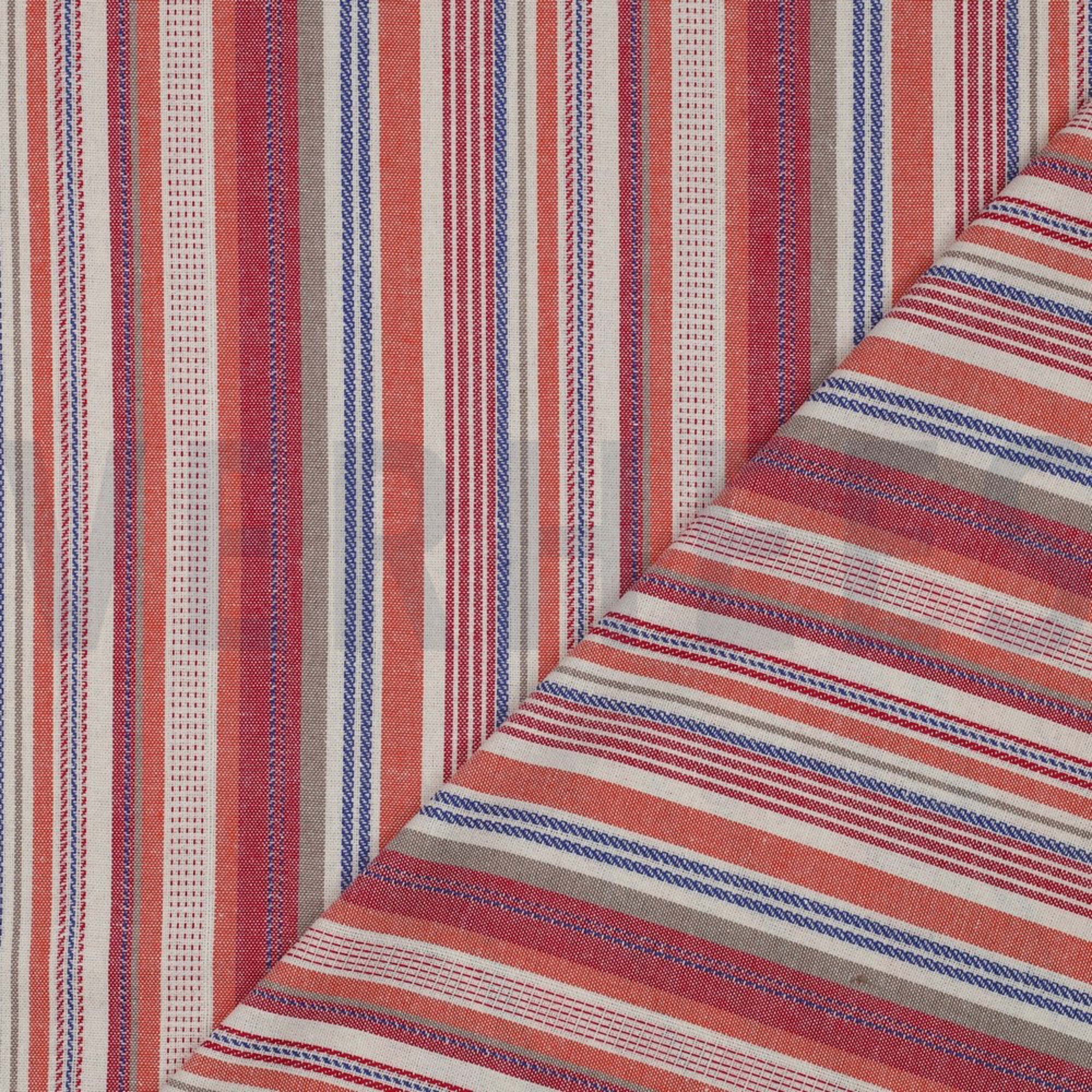 LINNEN VISCOSE GARENGEVERFD STREPEN MULTI (high resolution) #4