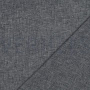LEINEN BAUMWOLLE FISCHGRÄT MARINEBLAU (thumbnail) #4