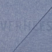 LINEN COTTON HERRINGBONE BLUE (thumbnail) #4