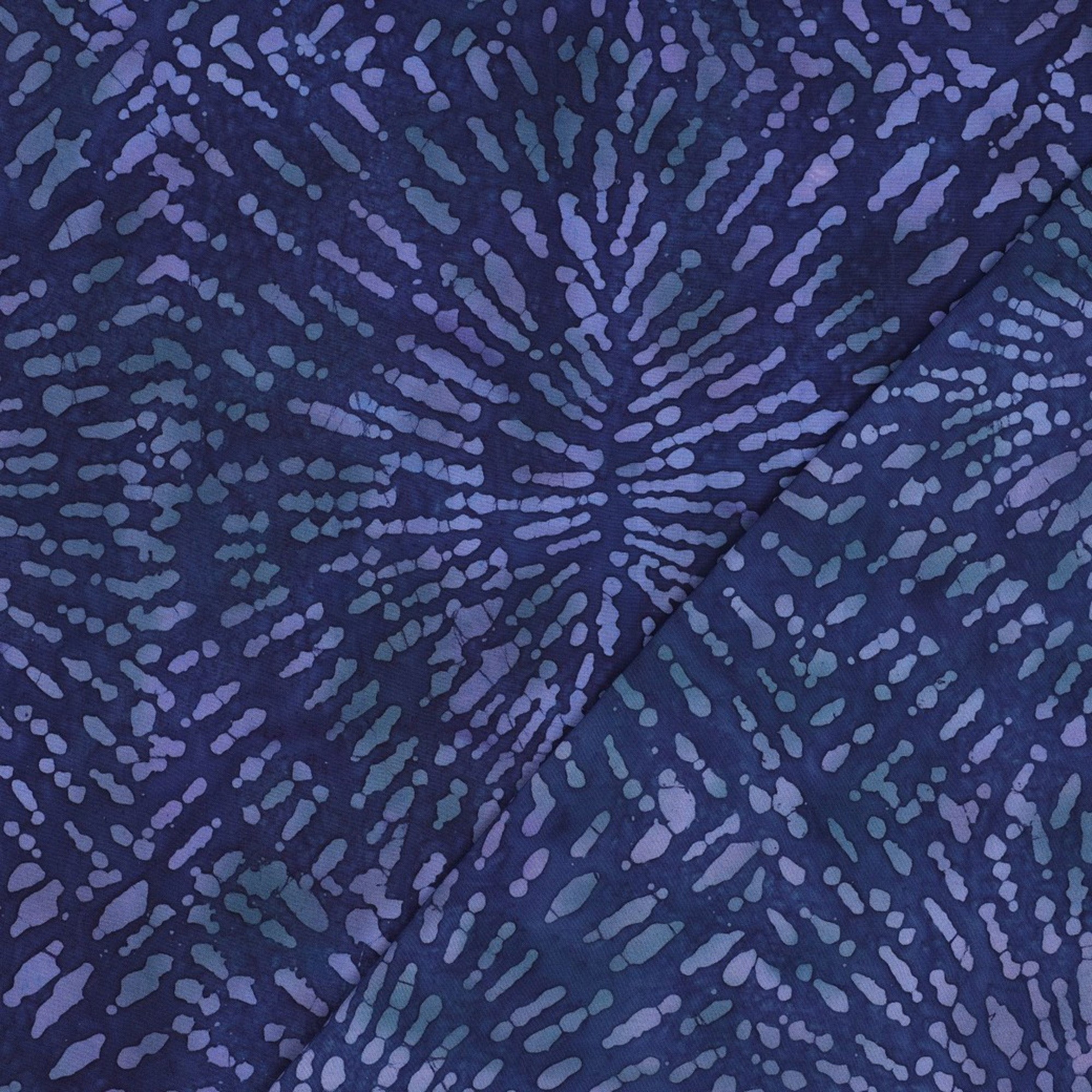 HANDCRAFTED BATIK VISCOSE NAVY (high resolution) #4