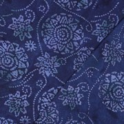 HANDCRAFTED BATIK VISCOSE NAVY (thumbnail) #4