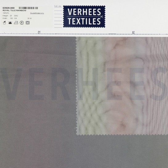 ROYAL TULE REGENBOOG MULTI #7