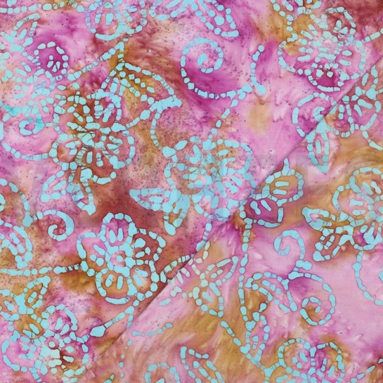 HANDCRAFTED BATIK COTTON PINK #7