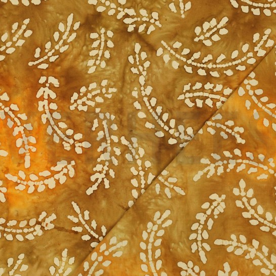 HANDCRAFTED BATIK COTTON ORANGE #7