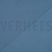 DOUBLE GAZE DE COTON GOTS INDIGO (thumbnail) #4