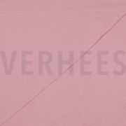 DOUBLE GAZE DE COTON GOTS VIEUX ROSE (thumbnail) #4