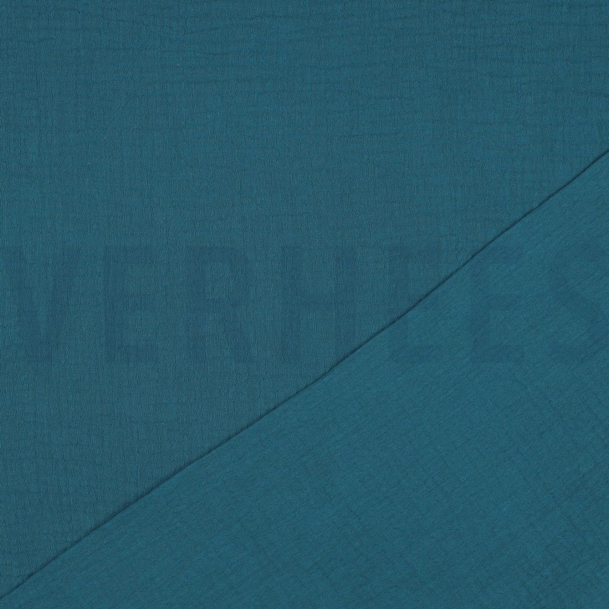 DOUBLE GAUZE GOTS PETROL (high resolution) #4