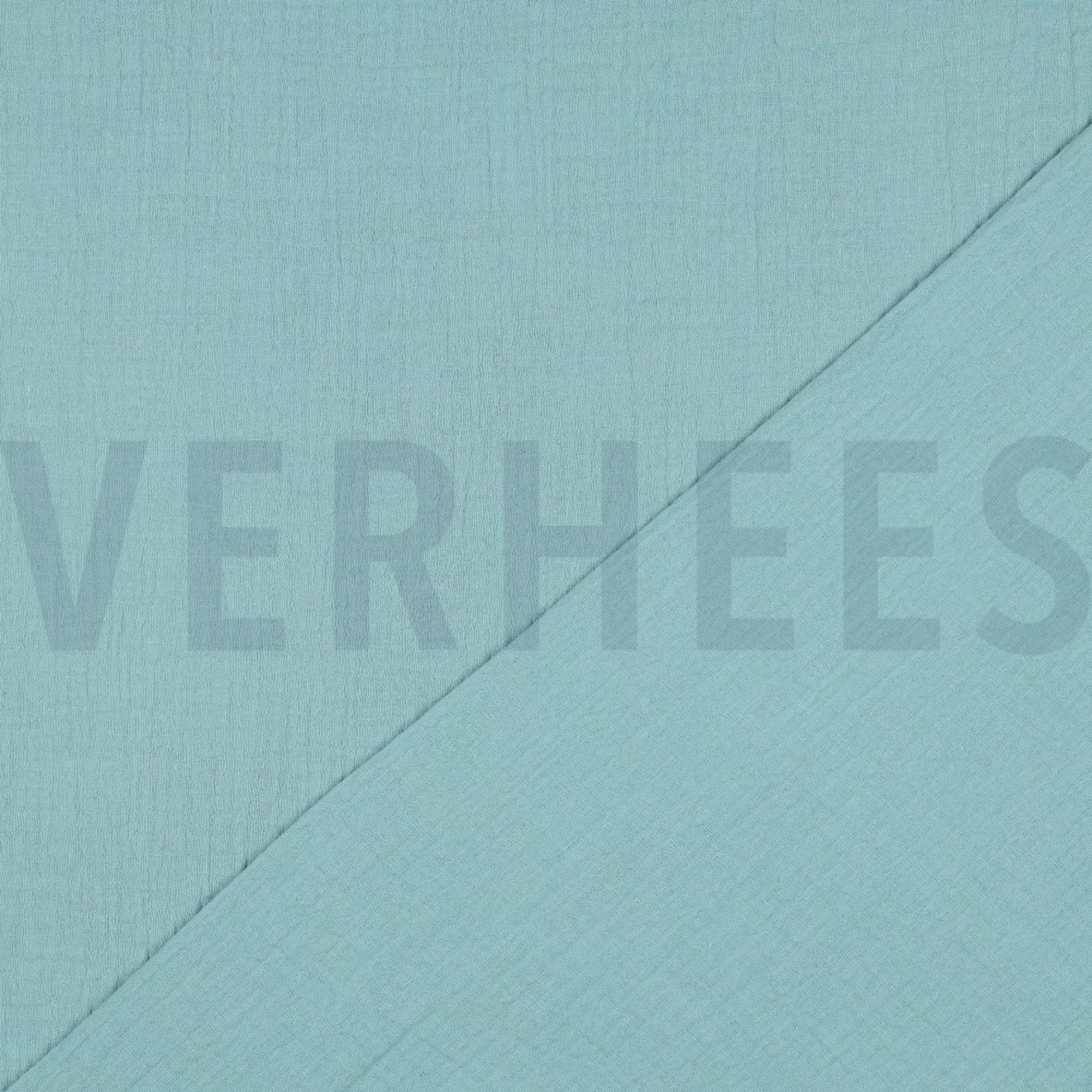 DOUBLE GAUZE GOTS TEAL (high resolution) #4