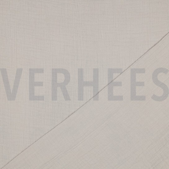 DOUBLE GAUZE GOTS LICHT ZAND #7