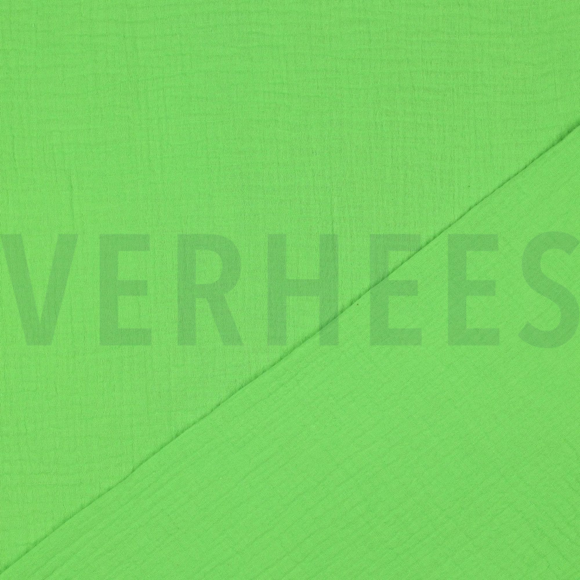 DOUBLE GAUZE GOTS GROEN NEON (high resolution) #4