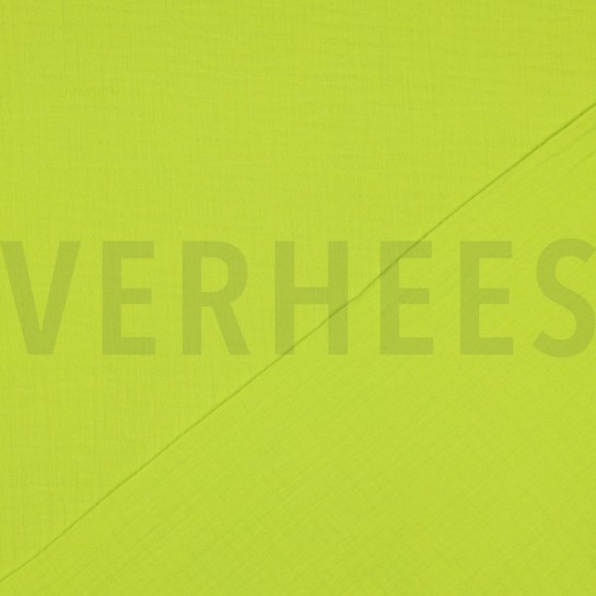 DOUBLE GAUZE GOTS YELLOW NEON #7