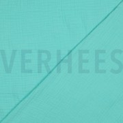 DOUBLE GAZE DE COTON GOTS VERT MENTHE POIVRÉE (thumbnail) #4