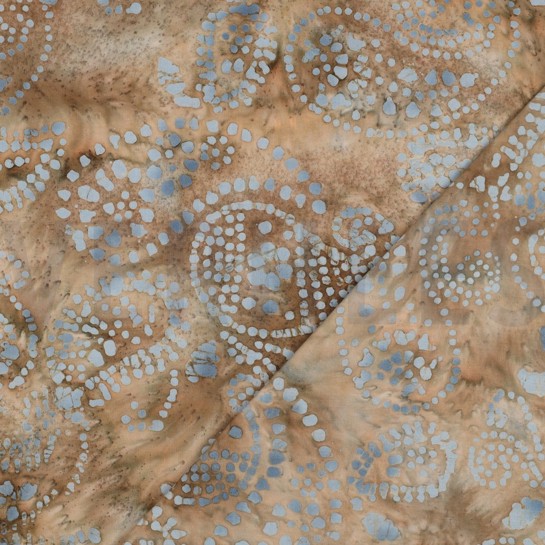 HANDCRAFTED BATIK COTTON BEIGE #7