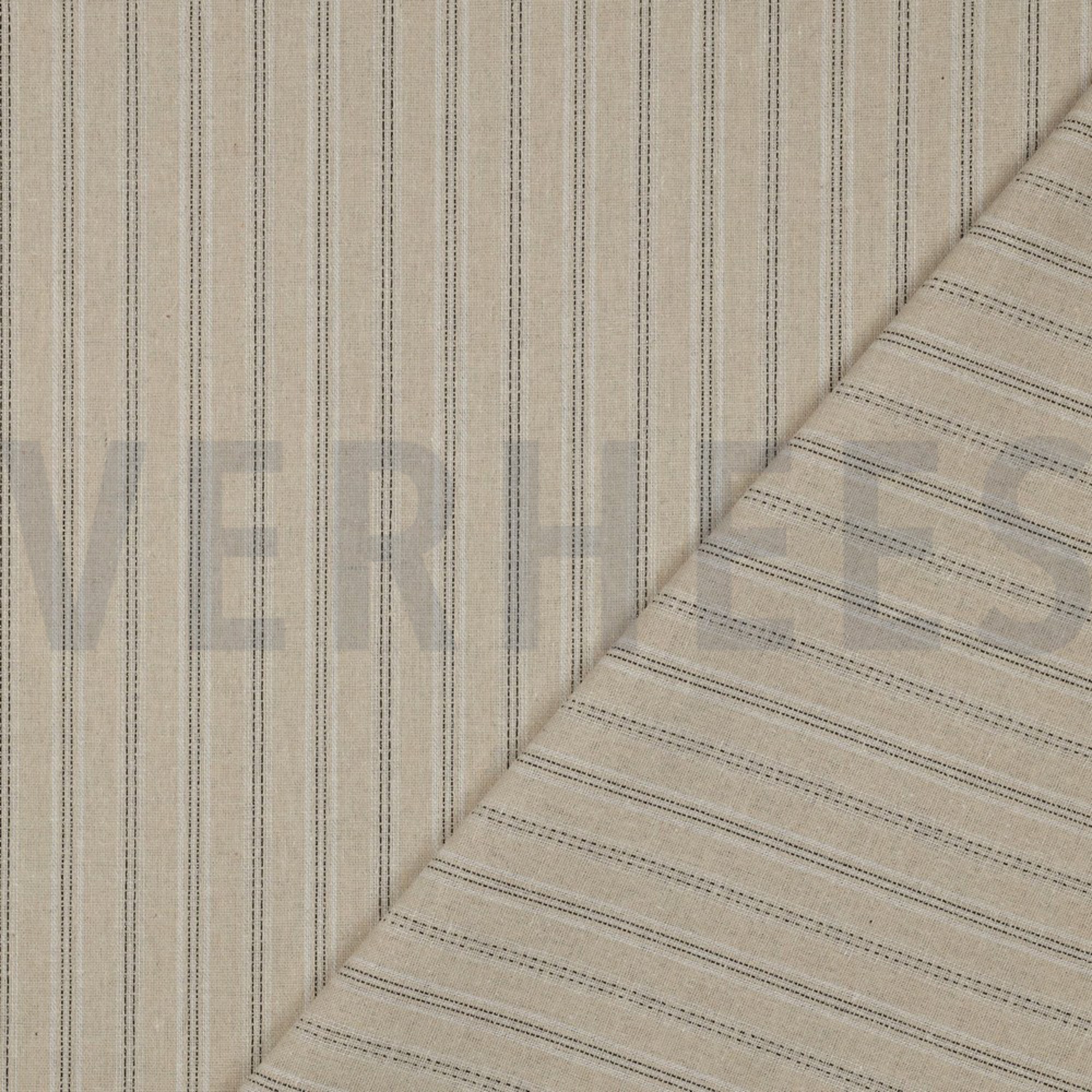LINEN VISCOSE LUREX STRIPES ECRU (high resolution) #4