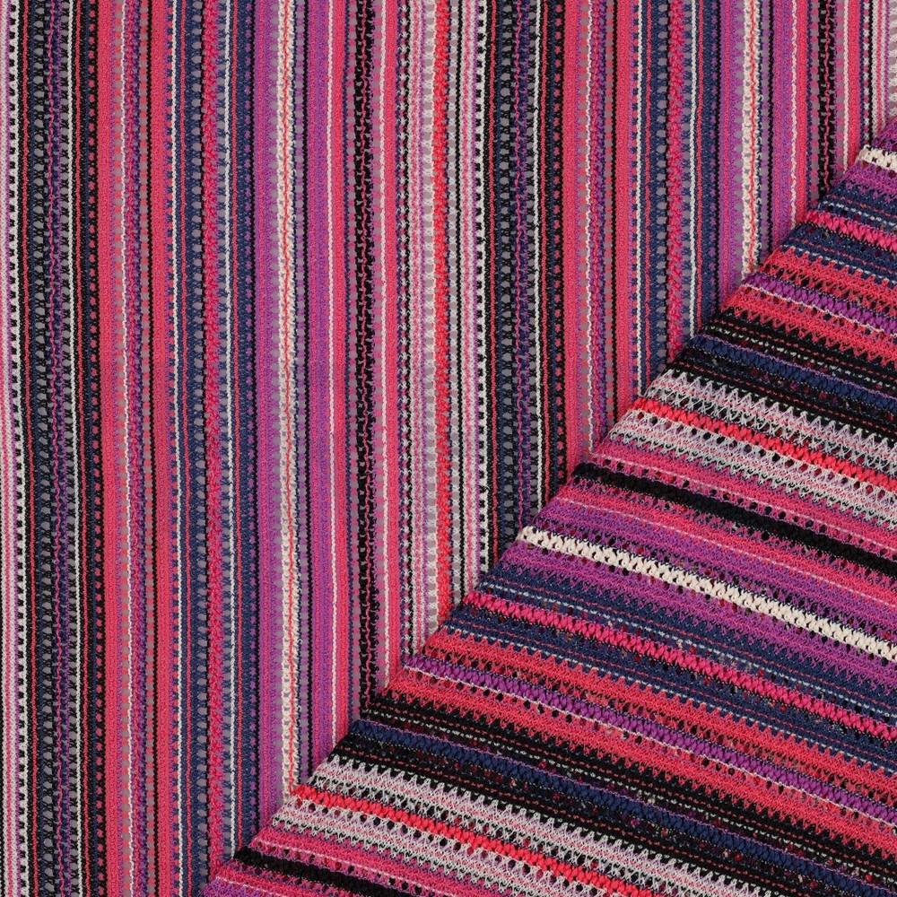 TISSU CROCHETÉ FUCHSIA #7