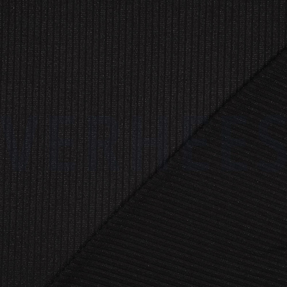 KNITTED LUREX BLACK SILVER LUREX #7