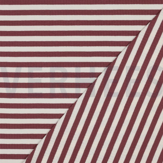 RIPPEN GARNGEFÄRBT STREIFEN BLUSH #7