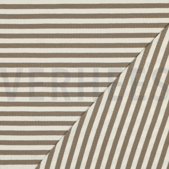 RIB YARN DYED STRIPES SAND #7