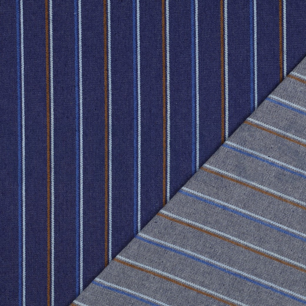 DENIM STREIFEN INDIGO #7