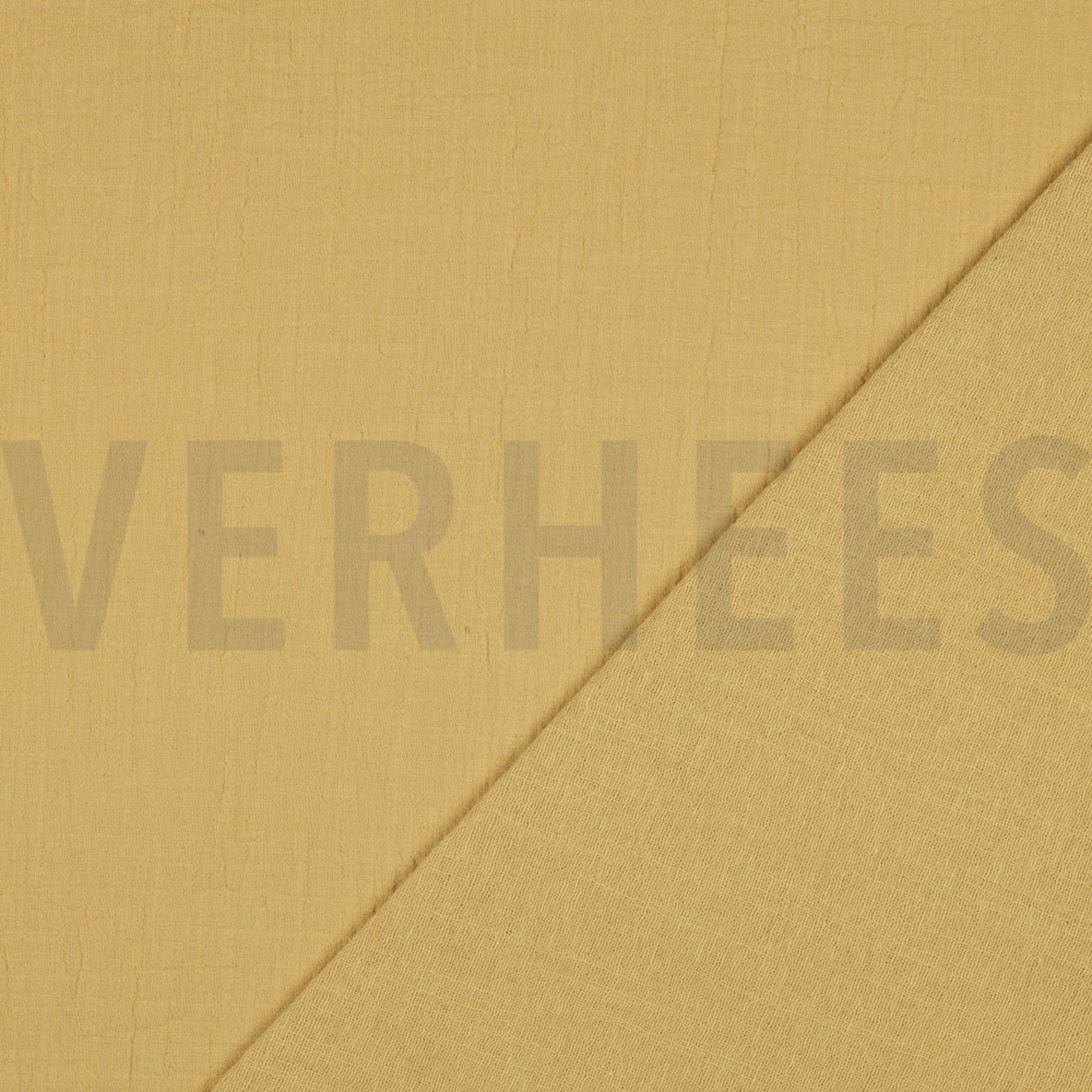 DOUBLE GAZE DE COTON SLUB JAUNE (high resolution) #4
