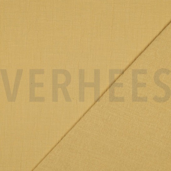 DOUBLE GAZE DE COTON SLUB JAUNE #7