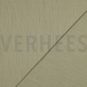 DOUBLE GAUZE SLUB OLIJF (thumbnail) #4