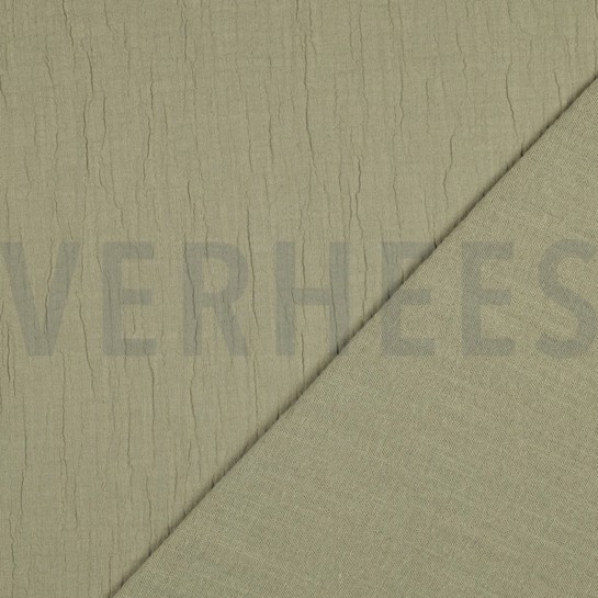 DOUBLE GAUZE SLUB OLIJF #7