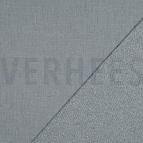 DOUBLE GAUZE SLUB BLUE #7