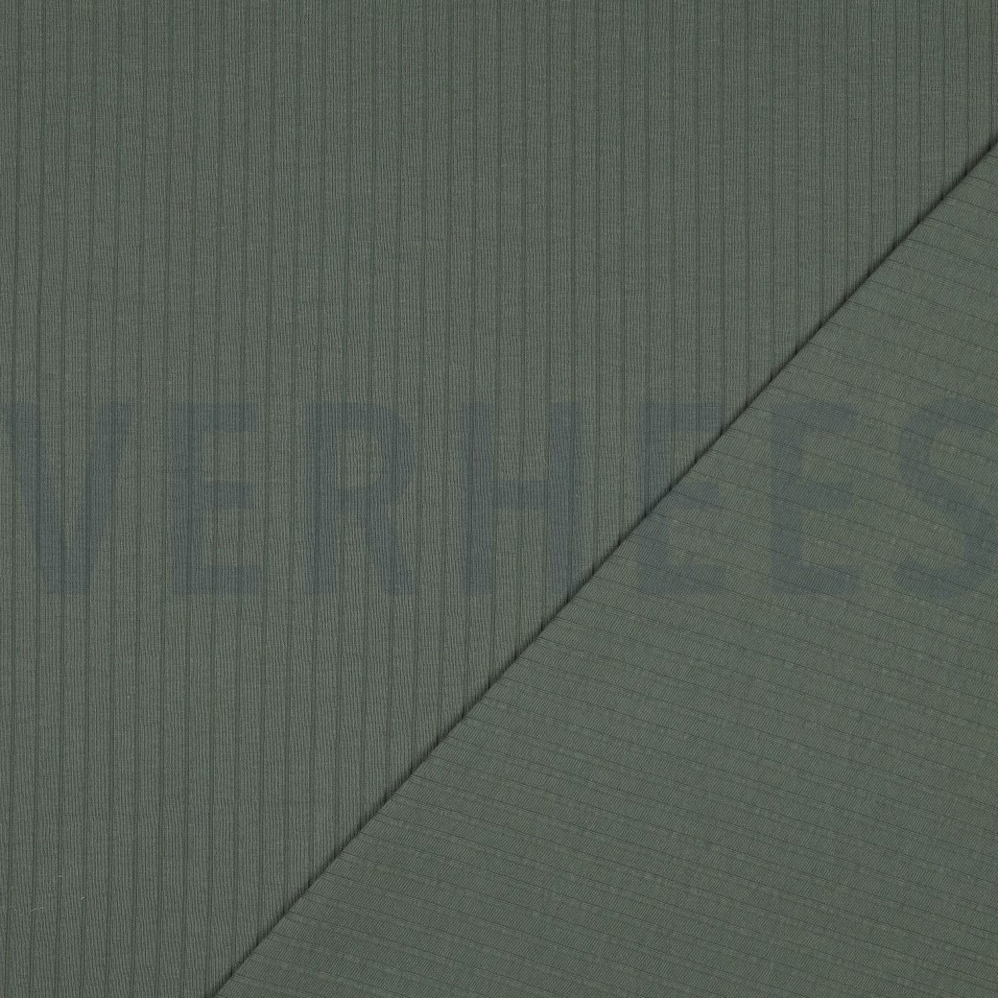 RIB JERSEY GROOT DONKERGROEN (high resolution) #4