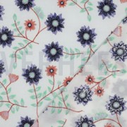 COTTON EMBROIDERY FLOWERS WHITE (thumbnail) #4