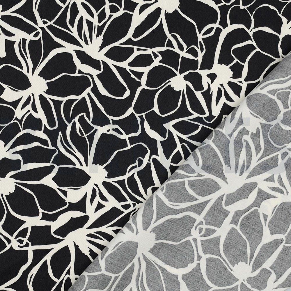 BAUMWOLLE SATIN MAGNOLIA NERIDA HANSEN SCHWARZ #7