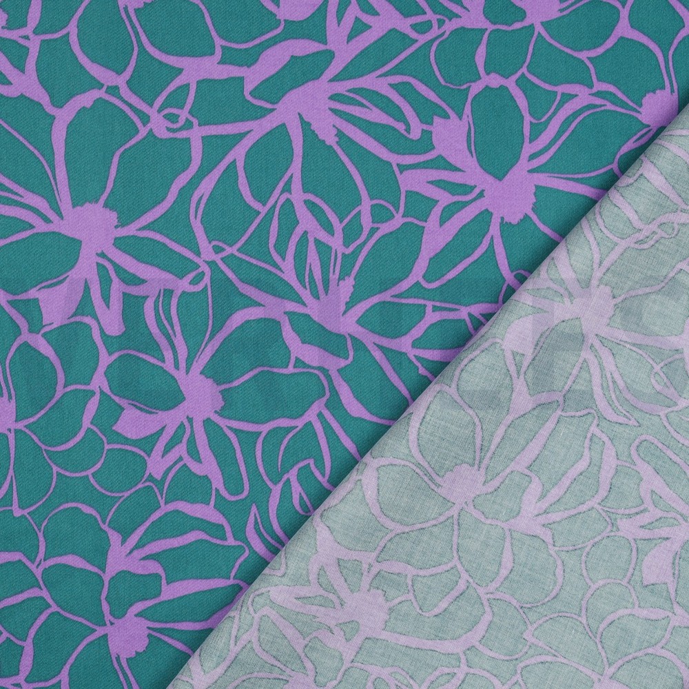 COTTON SATIN MAGNOLIA NERIDA HANSEN PETROL #7