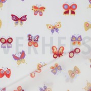 KATOENEN POPLIN FOLIE VLINDERS WIT (thumbnail) #4