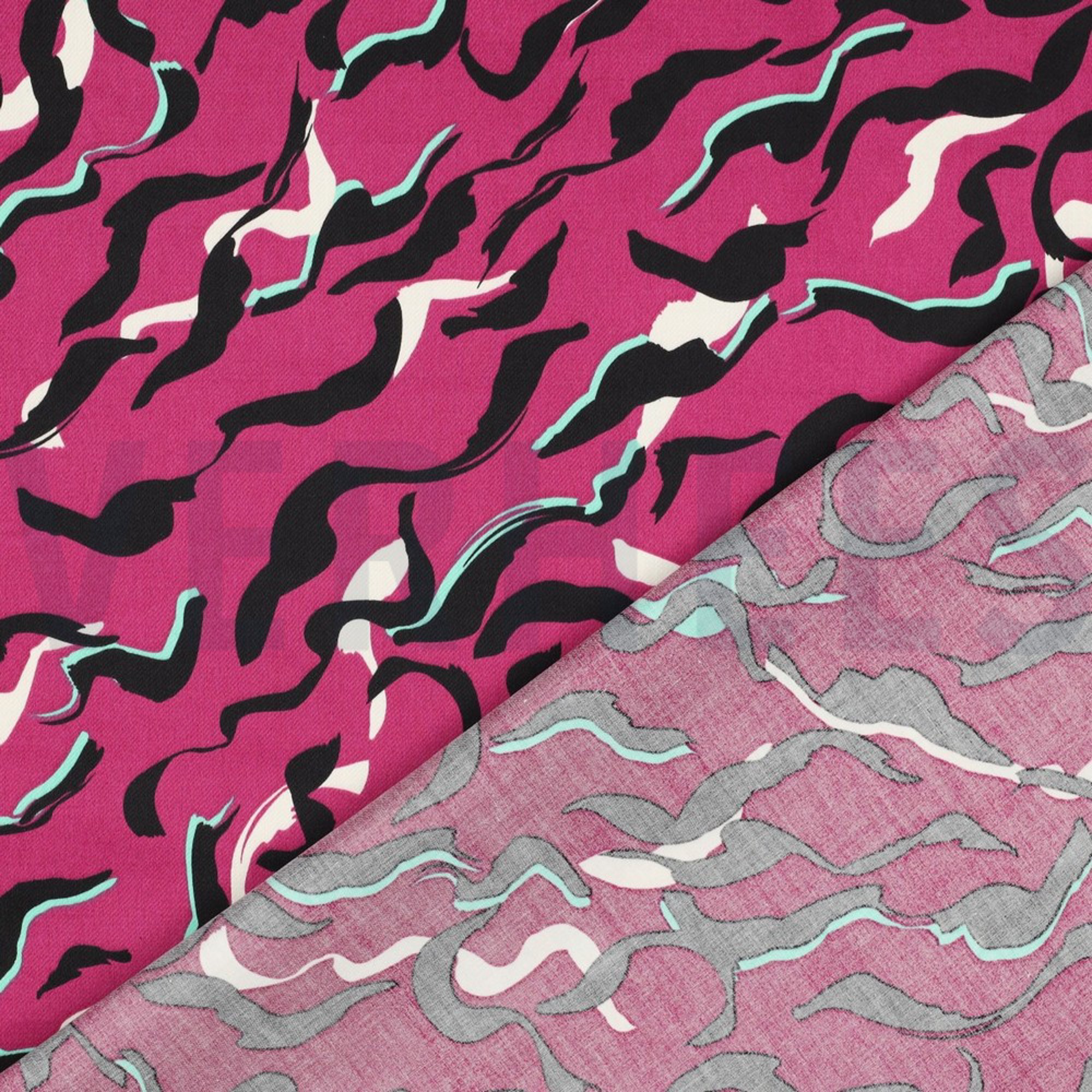 KATOEN SATIJN DIERENHUID FUCHSIA (high resolution) #4