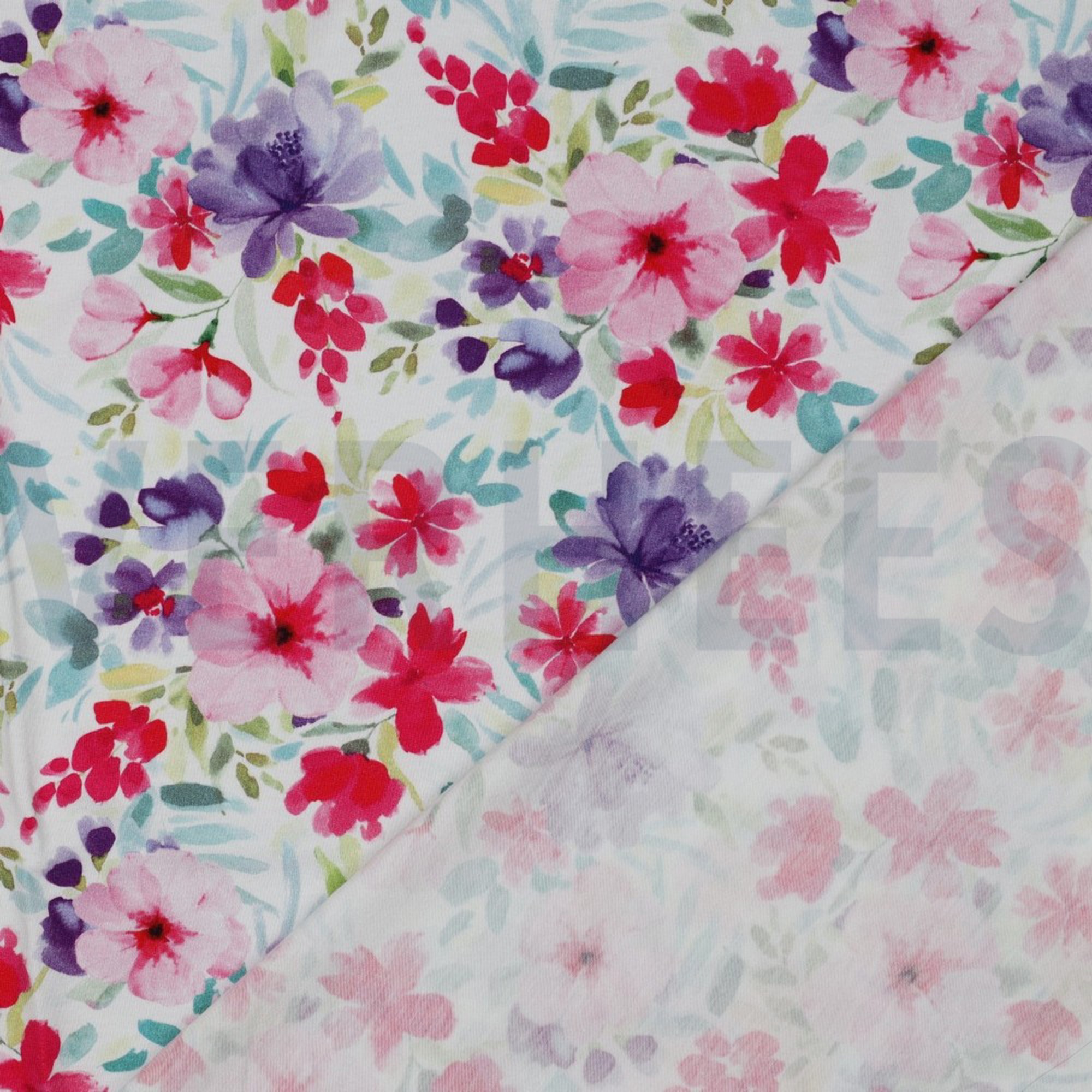 JERSEY DIGITAAL AQUAREL BLOEMEN WIT (high resolution) #4
