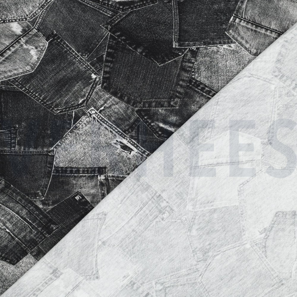 JERSEY DIGITAAL JEANS ZAKKEN DONKERGRIJS #7