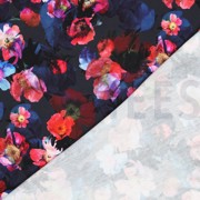 FRENCH TERRY DIGITAAL BLOEMEN MARINEBLAUW (thumbnail) #4