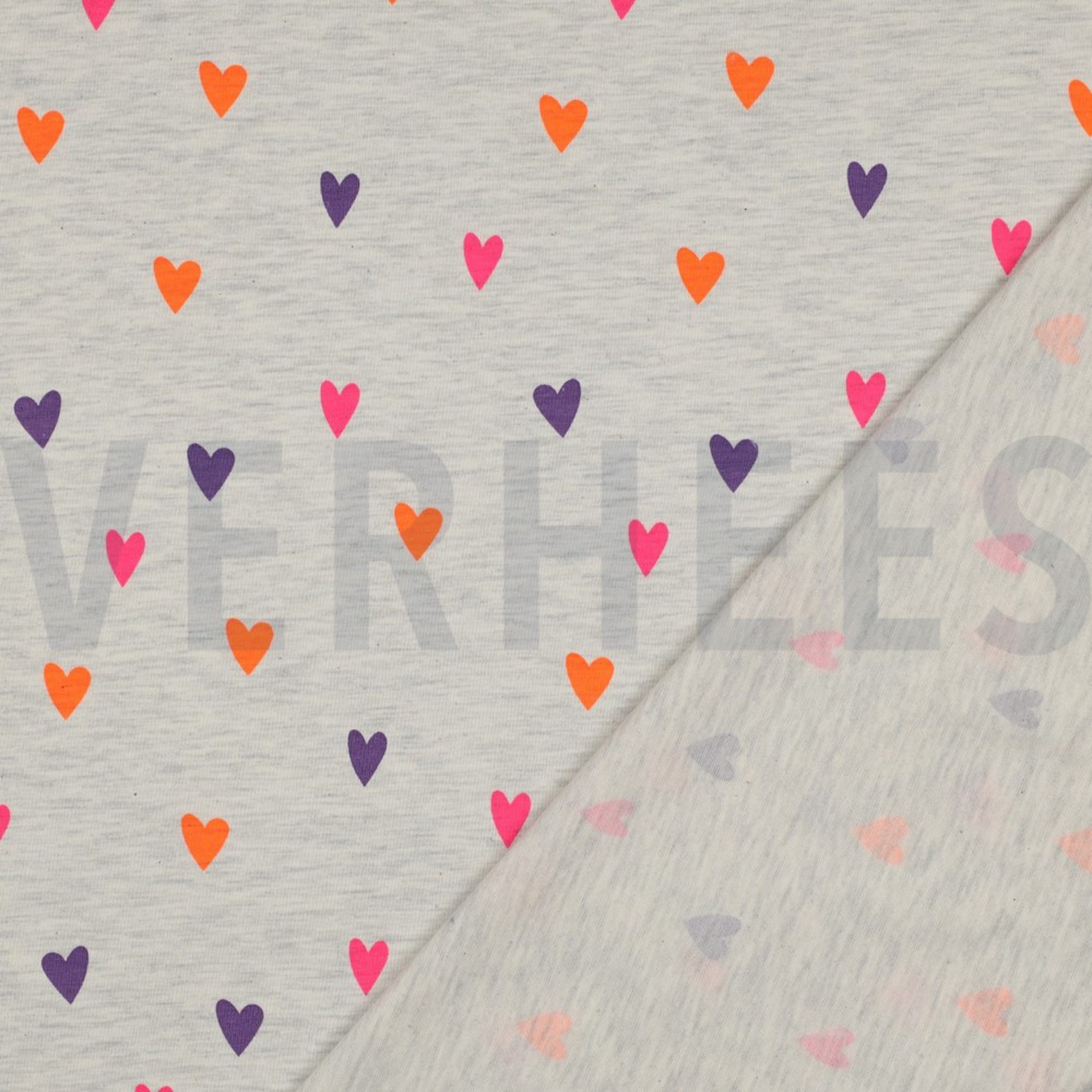 JERSEY MELIERT NEON HERZEN ECRU MELIERT (high resolution) #4