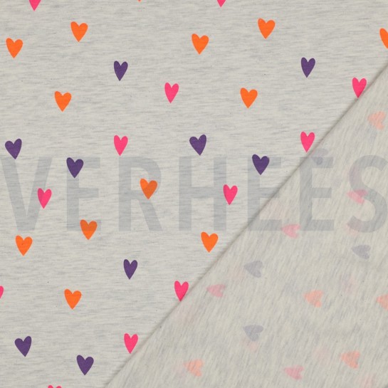 JERSEY MELIERT NEON HERZEN ECRU MELIERT #7